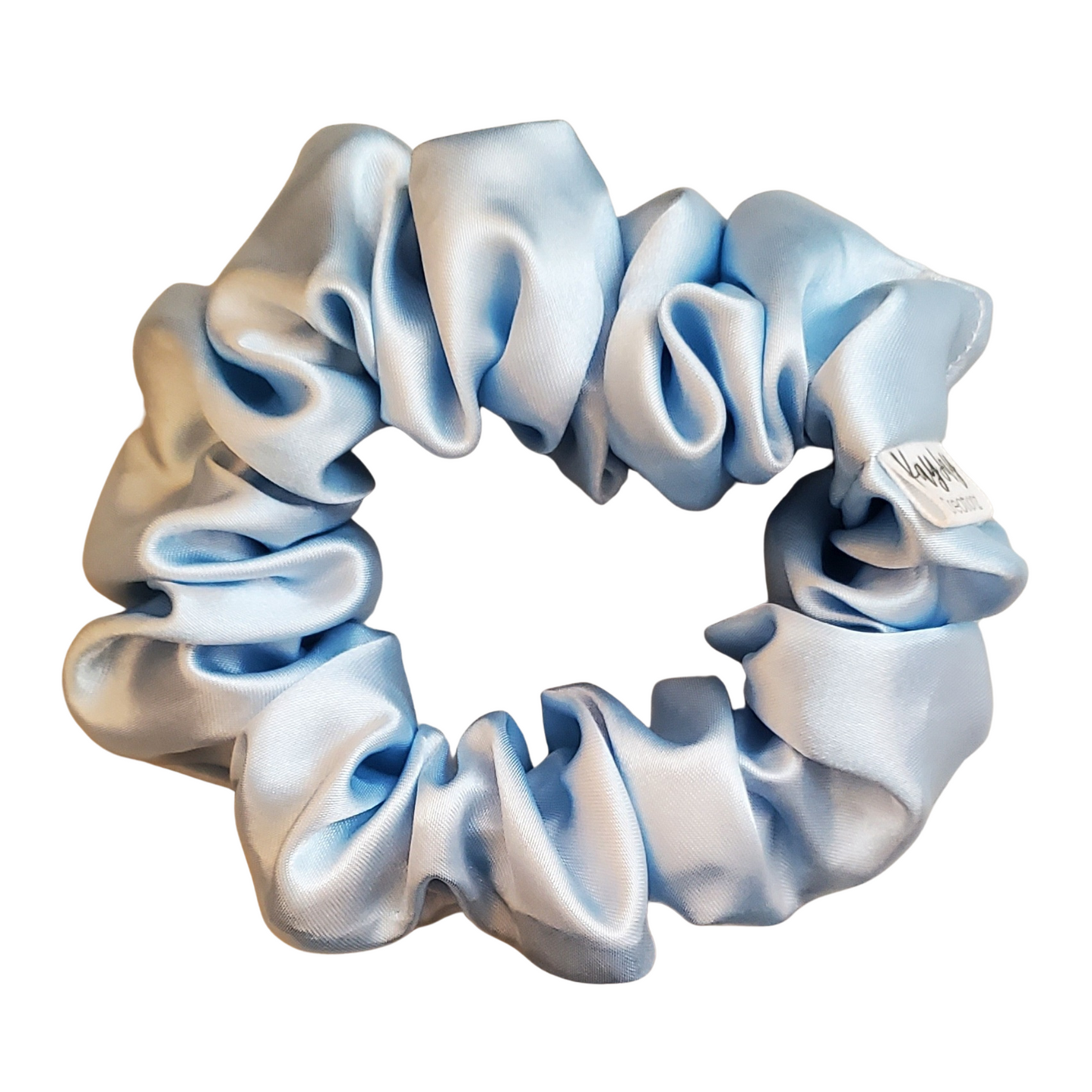 SET OF 3 SATIN SCRUNCHIES- COPPEN, SAGE, SILVER