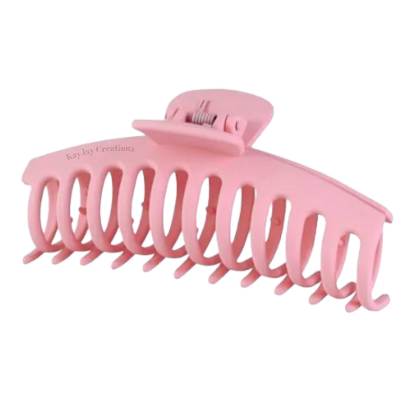 PINK - Banana-style Hair Claw Clip