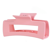 Load image into Gallery viewer, PINK - Rectangle Hair Claw Clip
