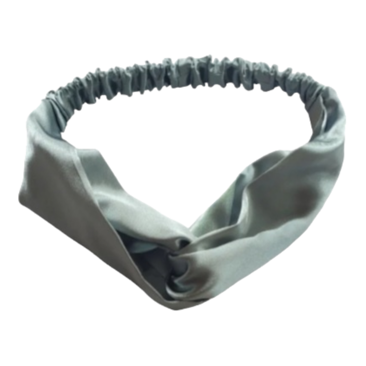 SAGE- TWISTED STYLE SATIN HEADBAND