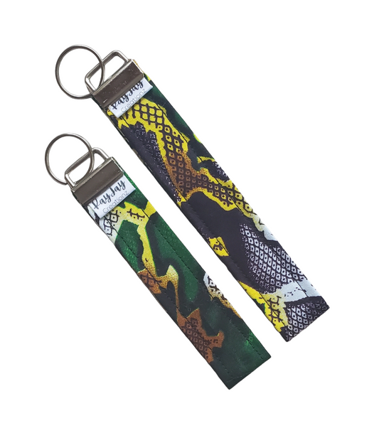 GREEN SNAKESHIN KEYCHAIN WRISTLET
