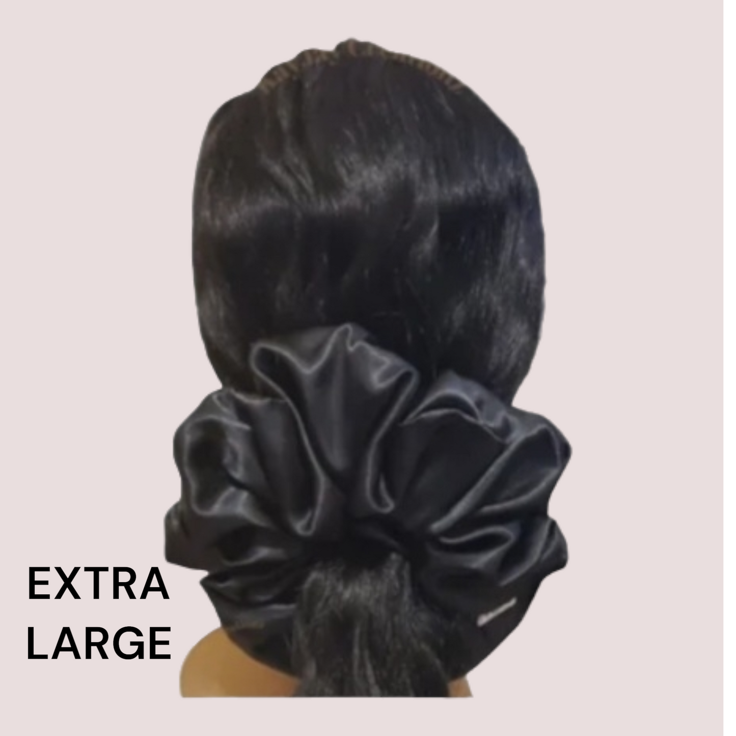 LIGHT PINK - XL SATIN SCRUNCHIE