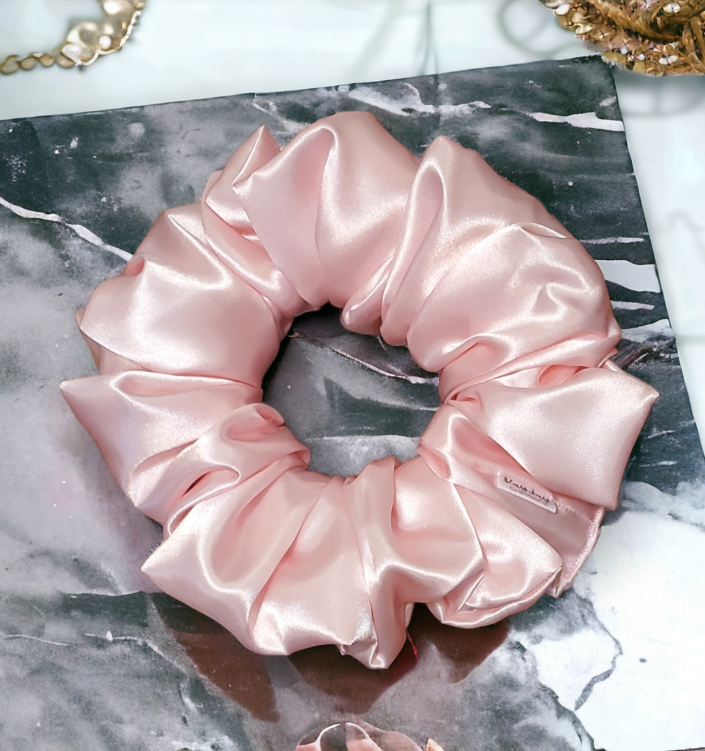 LIGHT PINK - XL SATIN SCRUNCHIE