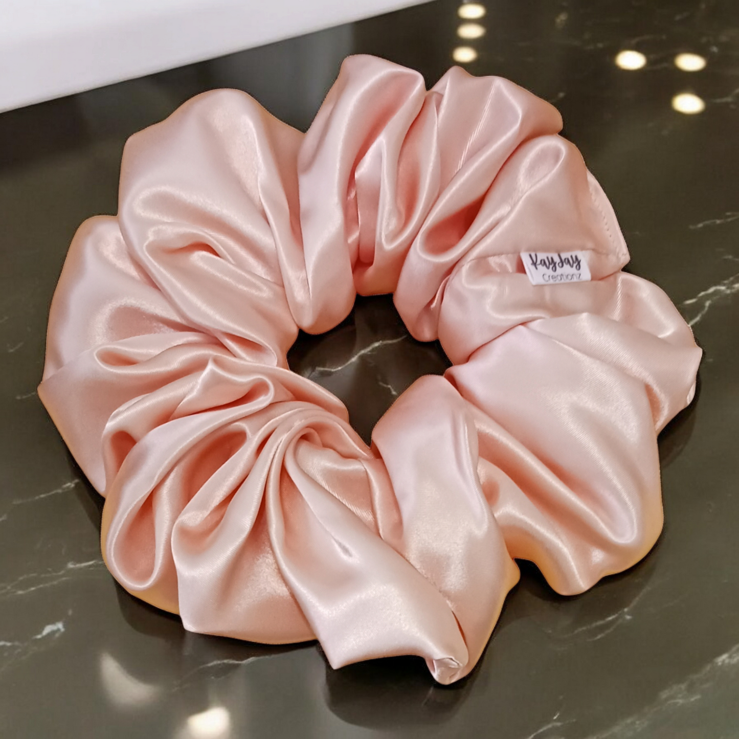XL - PEACH SATIN