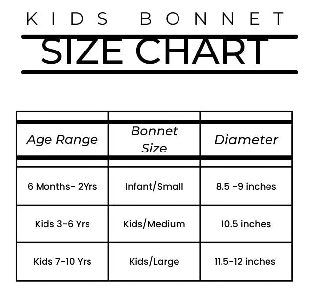 Champagne Satin Bonnet for Kids