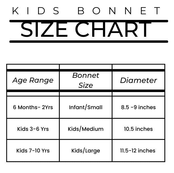 Peach Satin Bonnet for Kids