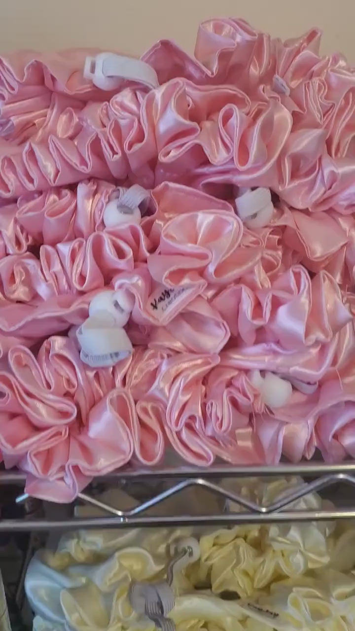 Pink Satin Bonnet | Double-Layered Reversible & Adjustable Satin Bonnets | Silk Satin Sleep Cap for KIds