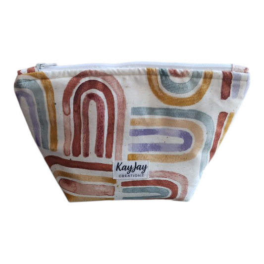 BOHO RAINBOW MAKEUP POUCH