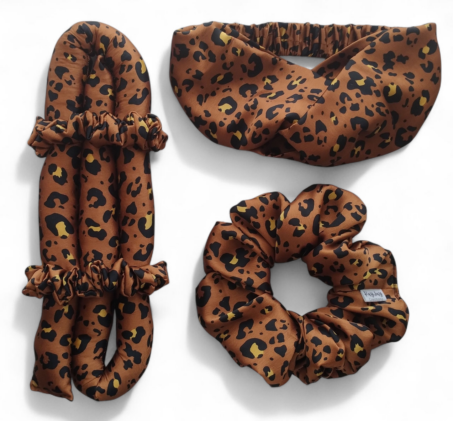 LEOPARD SATIN HEATLESS CURLER