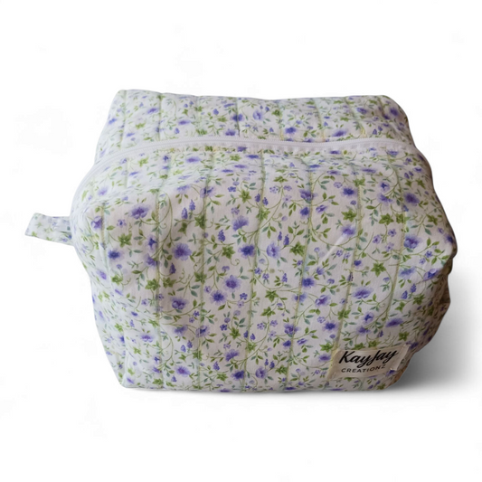 LAVENDER FLORAL CARRY-ALL BAG