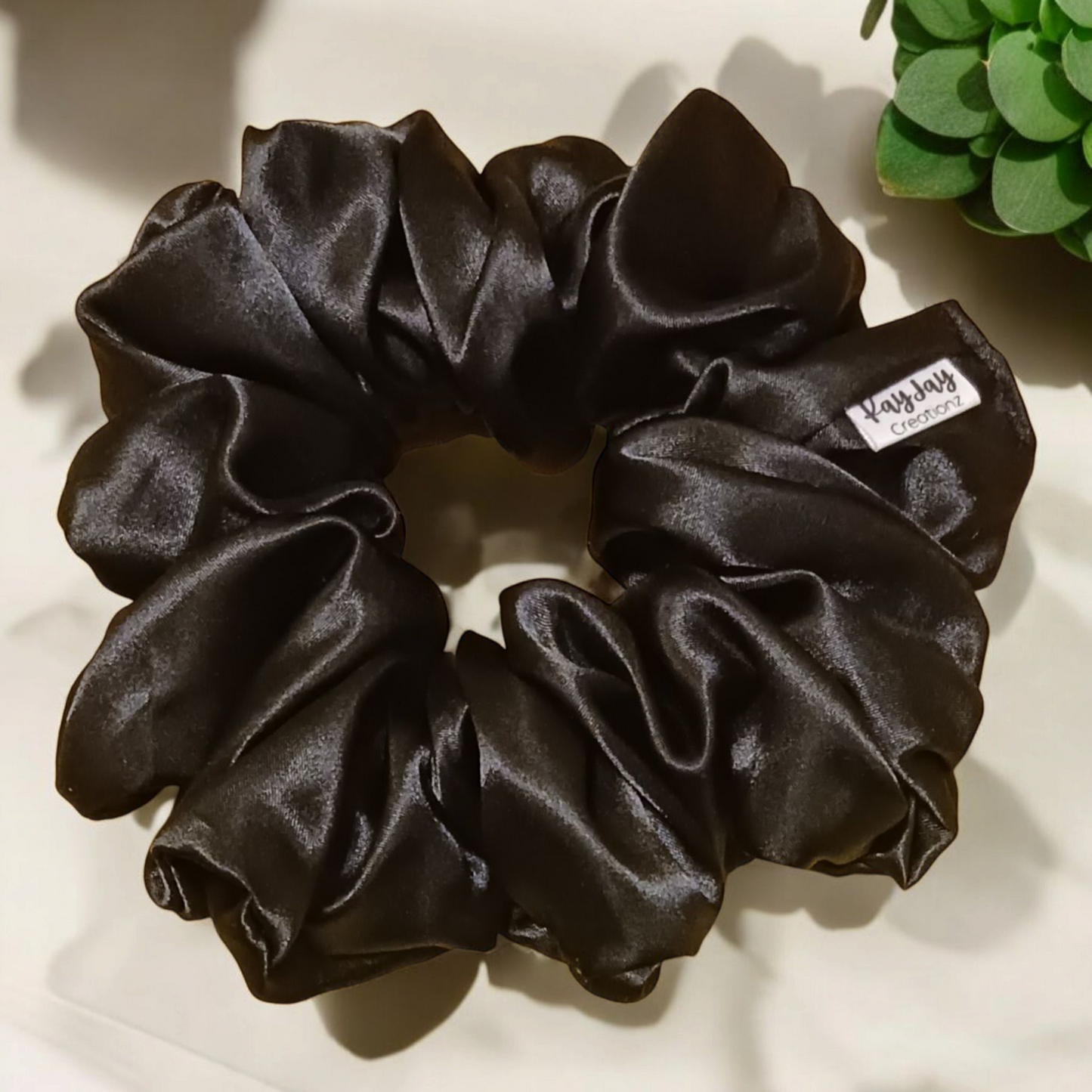 XL - BLACK SATIN