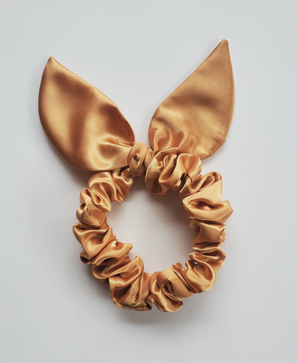 Bunny Ears Silky Satin Scrunchies| Satin Hair Scrunchies| Gifts for Women, Teens, Girls