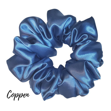 Copper Satin Scrunchie| Women's Hair Scrunchies | Hair Tie | Gifts for Her