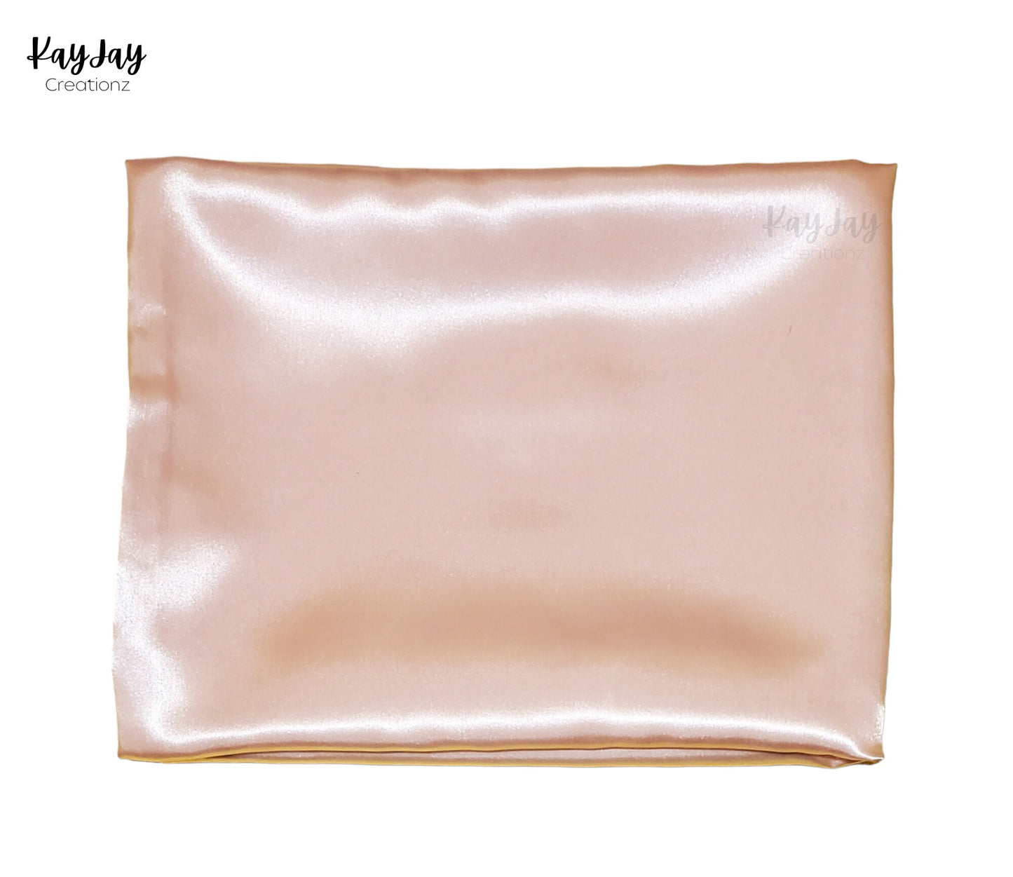 Black Luxury Satin Pillowcase and Matching Scrunchie Set for Hair & Skin| Envelope Closure in sizes Standard/Queen/King| Handmade Gift