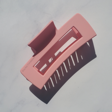 Load image into Gallery viewer, PINK - Rectangle Hair Claw Clip
