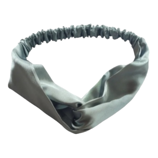 SAGE- TWISTED STYLE SATIN HEADBAND
