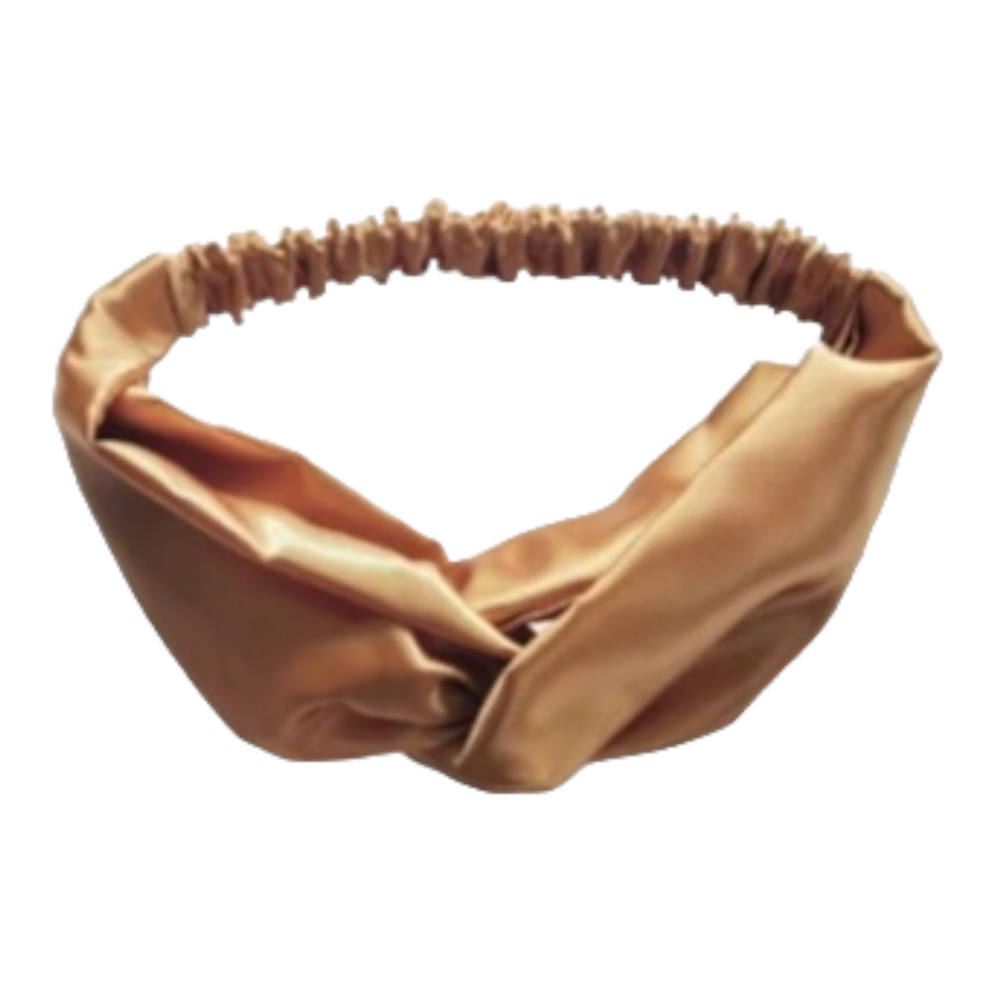 GOLD - TWISTED STYLE SATIN HEADBAND