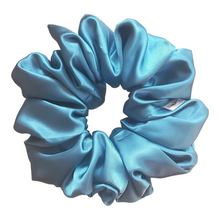 Load image into Gallery viewer, Teal Satin Scrunchie
