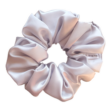 Load image into Gallery viewer, Silver Satin Scrunchie
