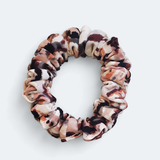 NEUTRAL STRIPES - SKINNY SCRUNCHIE