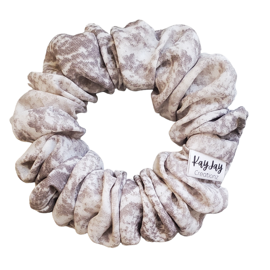 SNAKESKIN - MEDIUM CHIFFON SCRUNCHIE