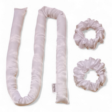 Load image into Gallery viewer, WHITE SATIN HEATLESS CURLING SET
