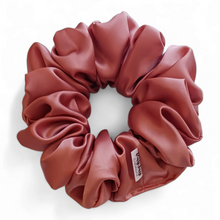 Load image into Gallery viewer, BLUSH SATIN SCRUNCHIE
