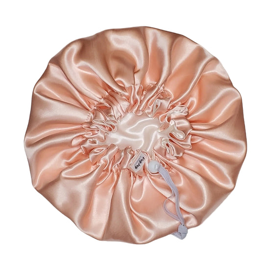 Adult Silk Satin Bonnets| Double-Layered Reversible & Adjustable Satin Bonnets | Silk Satin Sleep Caps