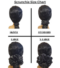 Load image into Gallery viewer, NAVY - Satin Scrunchie| Women&#39;s Hair Scrunchies| Gifts for her
