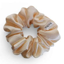 Load image into Gallery viewer, GOLDEN CRÈME - Satin Scrunchie| Women&#39;s Hair Scrunchies| Gifts for her
