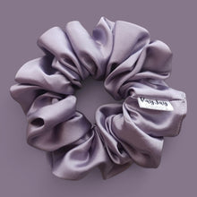 Load image into Gallery viewer, DUSTY LILAC - Satin Scrunchie| Women&#39;s Hair Scrunchies| Gifts for her
