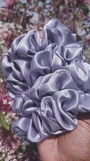 DUSTY LILAC - Satin Scrunchie| Women's Hair Scrunchies| Gifts for her