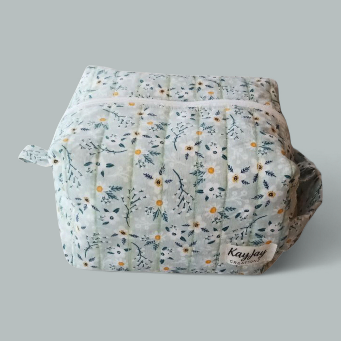 SAGE FLORAL CARRY-ALL BAG