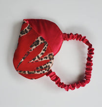 Load image into Gallery viewer, Animal Print Satin Lined Sleeping Eye Mask. Adult Masks

