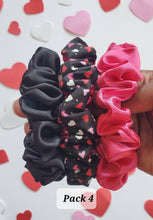 Load image into Gallery viewer, Valentine&#39;s Day Mini Scrunchie Gift Set| Hair Accessories| Gift for Her
