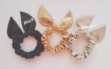 Load image into Gallery viewer, Bunny Ears Silky Satin Scrunchies| Satin Hair Scrunchies| Gifts for Women, Teens, Girls
