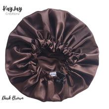 Load image into Gallery viewer, Kids Bonnets| Double-Layered Reversible &amp; Adjustable Satin Bonnets | Silk Satin Sleep Caps for Children
