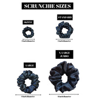 Load image into Gallery viewer, Baby Blue Satin Scrunchie| Women&#39;s Hair Scrunchies | Hair Tie | Gifts for Her
